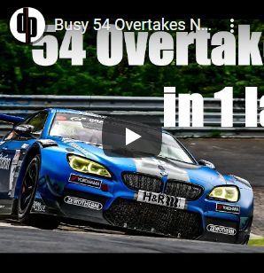 Busy 54 Overtakes Nurburgring Nordschleife BMW M6 GT3 Onboard