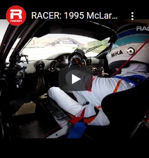 RACER: 1995 McLaren F1 GTR In-Car with Mika Hakkinen at Laguna Seca