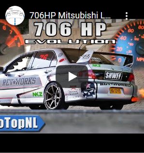 706HP Mitsubishi Lancer EVO 9 *SICK* 0-100 100-200 & FLAMES by AutoTopNL