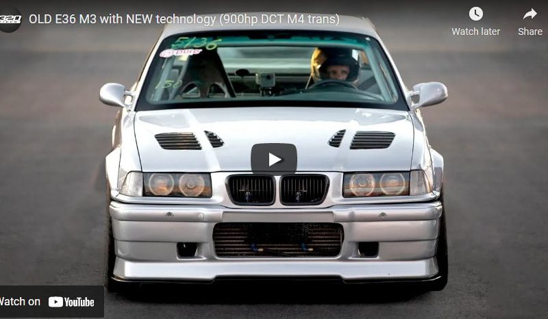 OLD E36 M3 with NEW technology (900hp DCT M4 trans)