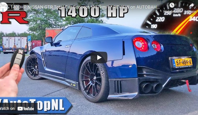 1400HP NISSAN GTR Total Car Concept *337km/h* REVIEW on AUTOBAHN by AutoTopNL