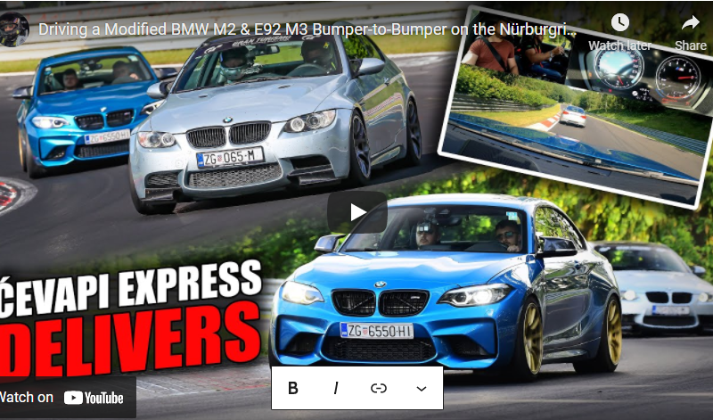 Driving a Modified BMW M2 & E92 M3 Bumper-to-Bumper on the Nürburgring!