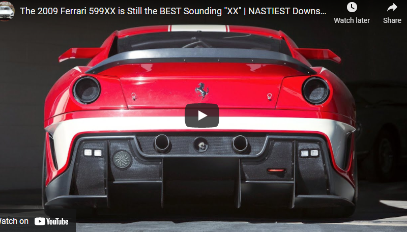 The 2009 Ferrari 599XX is Still the BEST Sounding “XX” | NASTIEST Downshifts EVER *MUST HEAR*