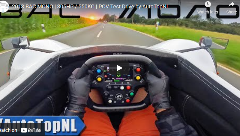 2018 BAC MONO | 305HP / 550KG | POV Test Drive by AutoTopNL