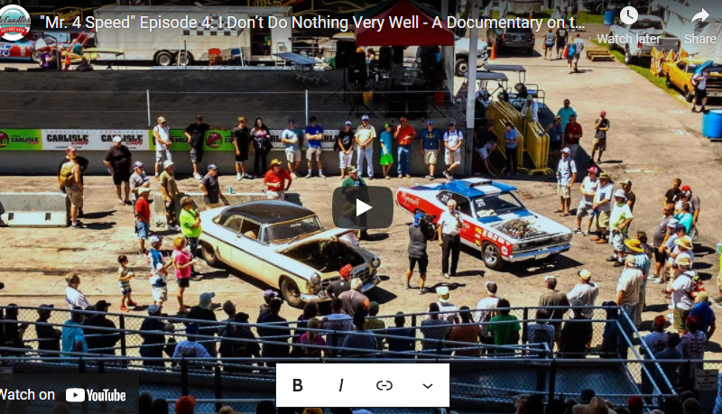 “Mr. 4 Speed” Episode 4: I Don’t Do Nothing Very Well – A Documentary on the Life of Herb McCandless