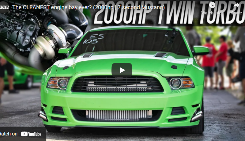 The CLEANEST engine bay ever? (2000hp | 7 second Mustang)