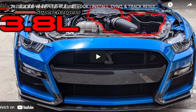 2020 GT500 WHIPPLE 3.8L FIRST LOOK | INSTALL, DYNO, & TRACK RESULTS