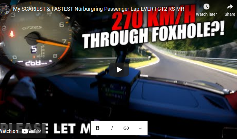 My SCARIEST & FASTEST Nürburgring Passenger Lap EVER | GT2 RS MR