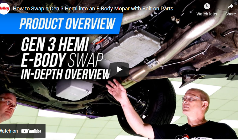 How to Swap a Gen 3 Hemi into an E-Body Mopar with Bolt-on Parts