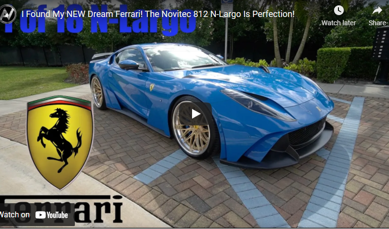 I Found My NEW Dream Ferrari! The Novitec 812 N-Largo Is Perfection!