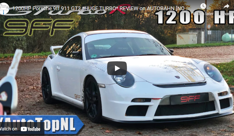 1200HP Porsche 9ff 911 GT3 *HUGE TURBO* REVIEW on AUTOBAHN [NO SPEED LIMIT] by AutoTopNL