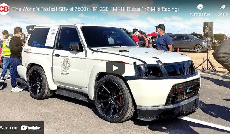 The World’s Fastest SUV’s! 2500+ HP! 220+ MPH! Dubai 1/2 Mile Racing!