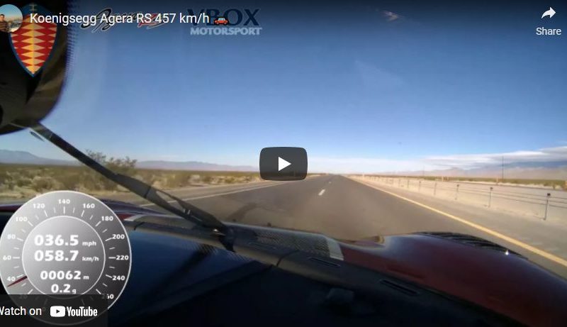 Koenigsegg Agera RS 457 km/h-283mph