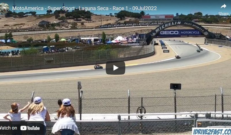 MotoAmerica – Super Sport – Laguna Seca – Race 1 – 09Jul2022