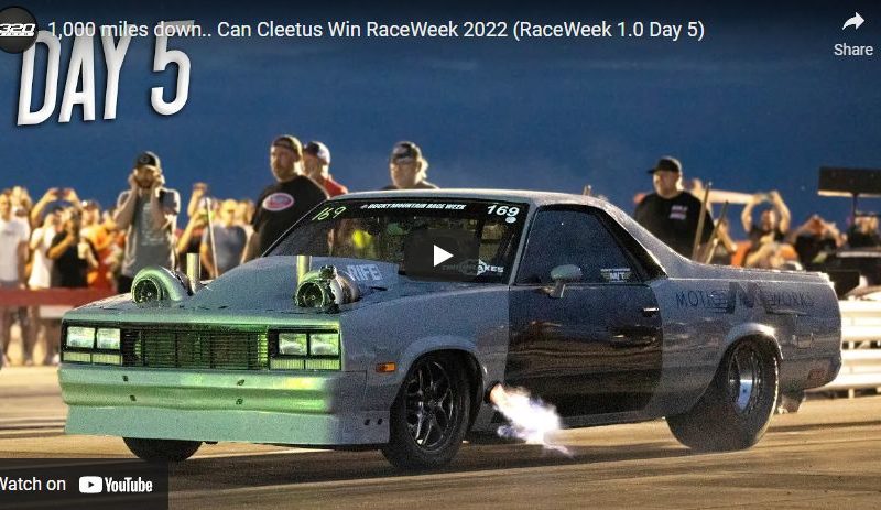 1,000 miles down.. Can Cleetus Win RaceWeek 2022 (RaceWeek 1.0 Day 5)