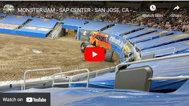 MONSTER JAM – SAP CENTER – SAN JOSE, CA – LABOR DAY WEEKEND   FREESTYLE COMP – PIXEL 6 PRO – 2022