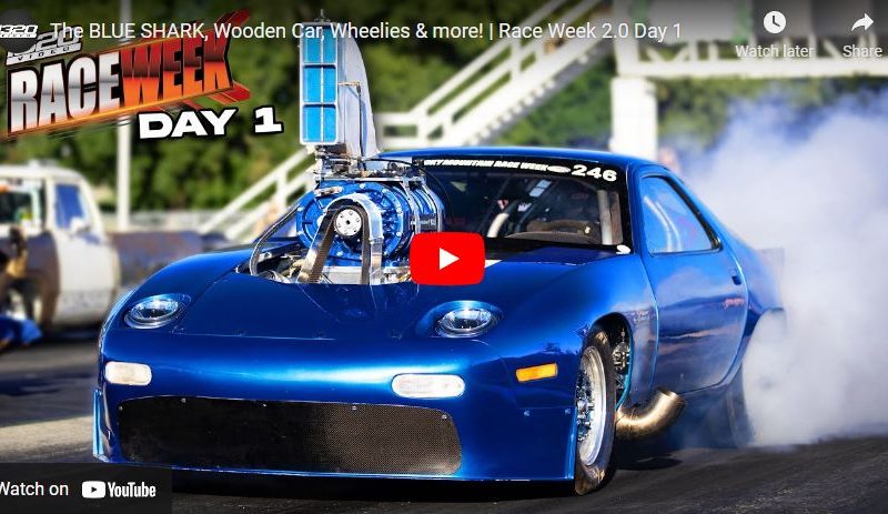 The BLUE SHARK, Wooden Car, Wheelies & more! | Race Week 2.0 Day 1