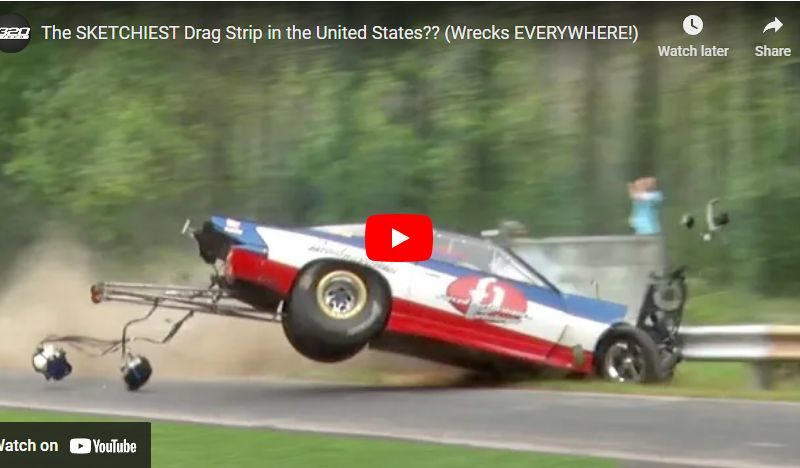 The SKETCHIEST Drag Strip in the United States?? (Wrecks EVERYWHERE!)