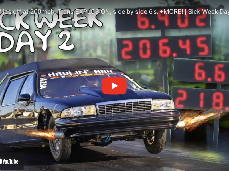 Door flies off at 200mph, Trans EXPLOSION, side by side 6’s, +MORE! | Sick Week Day 2