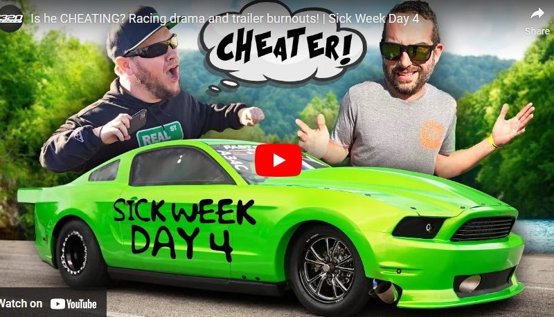 Is he CHEATING? Racing drama and trailer burnouts! | Sick Week Day 4