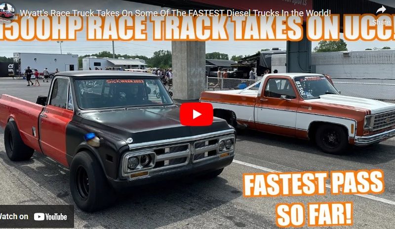 Wyatt’s Race Truck Takes On Some Of The FASTEST Diesel Trucks In the World!