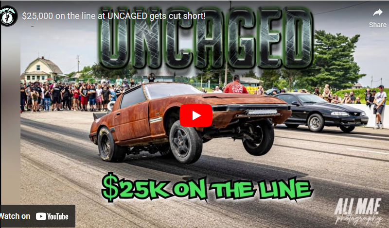 $25,000 on the line at UNCAGED gets cut short!