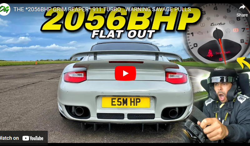 THE *2056BHP GRIM REAPER* 911 TURBO ..WARNING SAVAGE PULLS