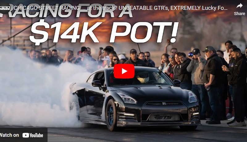 CHICAGO STREET RACING … at the track? UNBEATABLE GTR’s, EXTREMELY Lucky Foxbody & MORE!