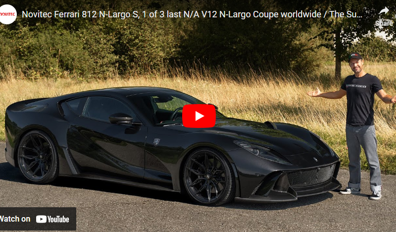 Novitec Ferrari 812 N-Largo S, 1 of 3 last N/A V12 N-Largo Coupe worldwide / The Supercar Diaries