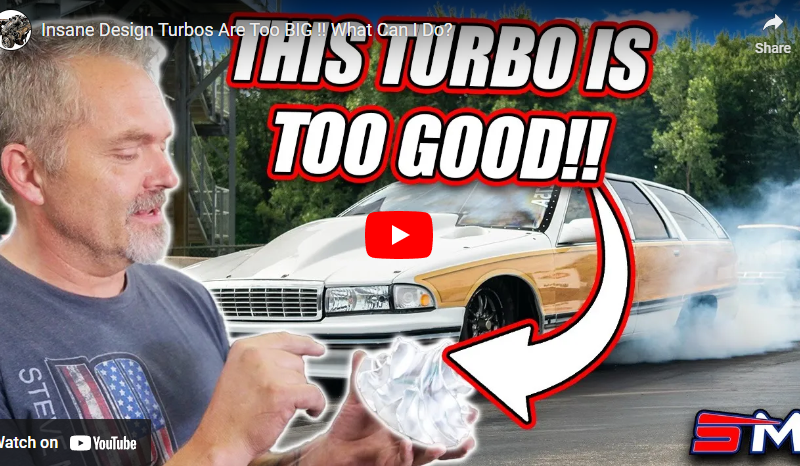 Insane Design Turbos Are Too BIG !! What Can I Do?