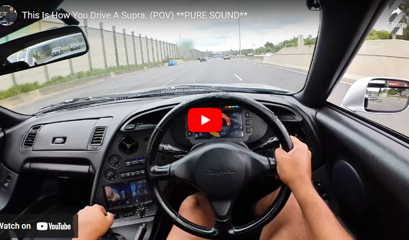 This Is How You Drive A High Horsepower MKIV Supra. (POV) **PURE SOUND**