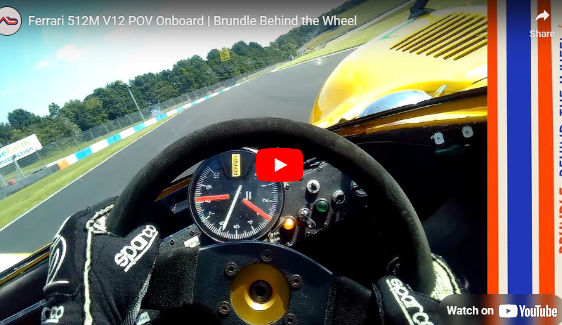 Ferrari 512M V12 POV Onboard | Brundle Behind the Wheel