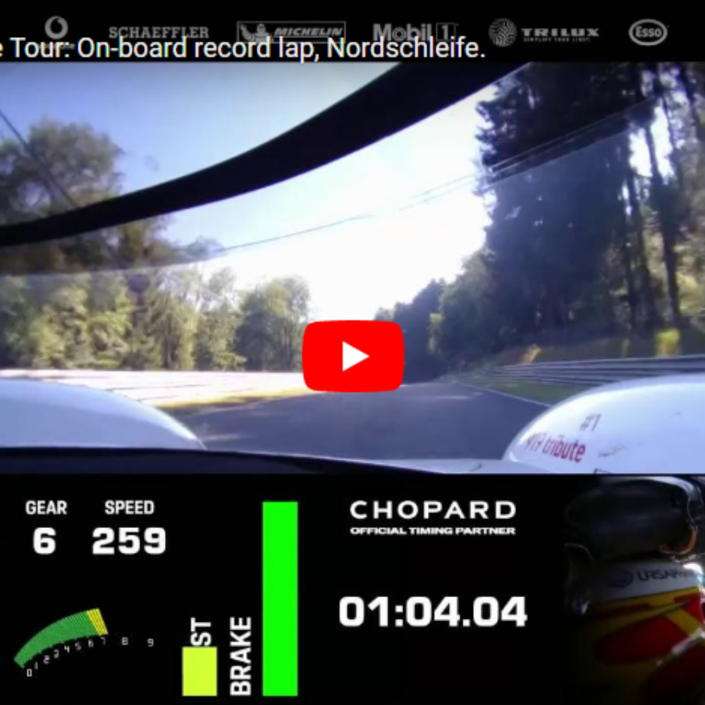 The 919 Tribute Tour: On-board record lap, Nordschleife.