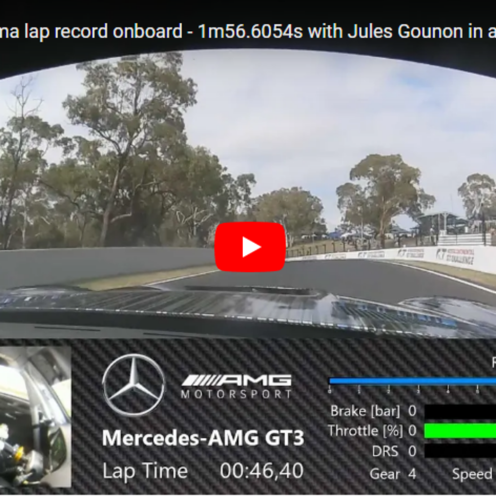 Mount Panorama lap record onboard – 1m56.6054s with Jules Gounon in a Mercedes-AMG GT3